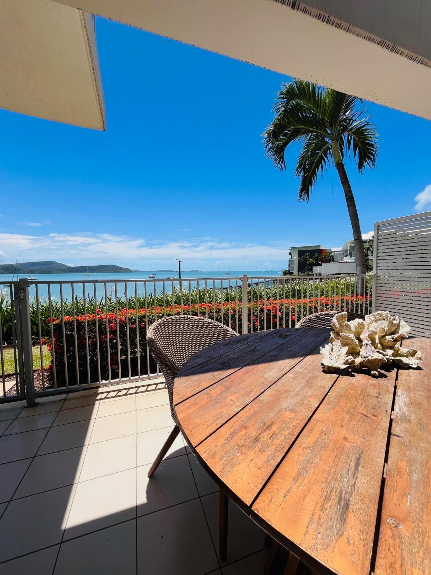 At Marina Shores Airlie Beach Exterior photo View of the bay from a house in the suburb of Scarborough